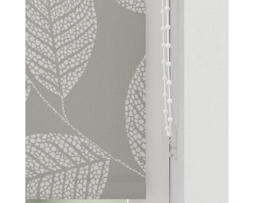 Rollo mit Blattmuster und Kettenzug