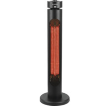 Logo Eurom sur un pilier chauffant