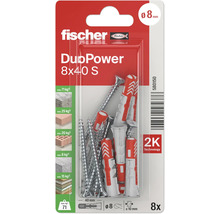 Fischer Dübel DuoPower 8x40 S, 8 Stück