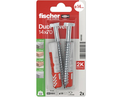 Fischer Dübel DuoPower 14x70 im Karton