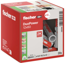 Fischer DuoPower Dübel 12x60, 20 Stück Packung
