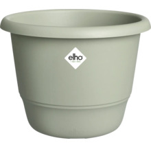 Pot de fleurs en plastique avec le logo Elho