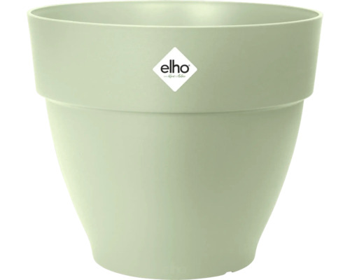 Pot de fleurs en plastique avec le logo Elho
