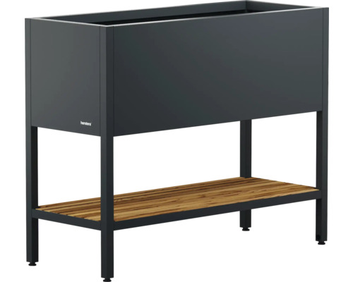 Jardinière Herstera avec étagère en bois