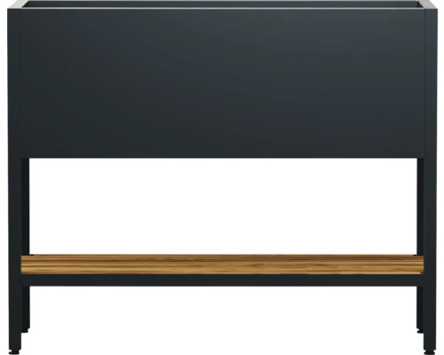 Jardinière avec banc intégré en bois