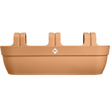 Jardinière de balcon en plastique avec supports