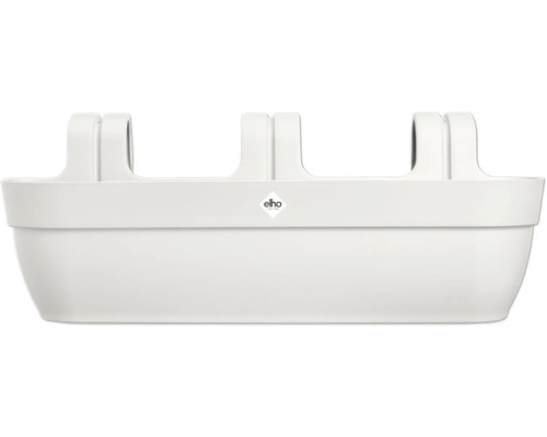 Blumenkasten aus Kunststoff mit Aufhängung und Elho Logo