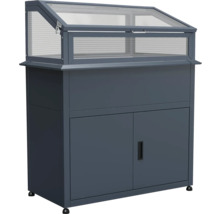 Jardinière surélevée avec armoire et couvercle de couche