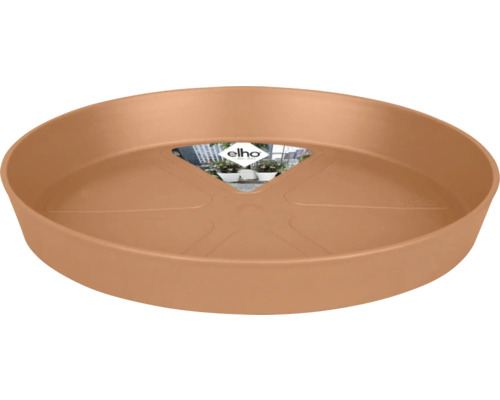 Blumentopf Untersetzer Elho Loft Urban Kunststoff Ø 48 cm H 5,3 cm terra Pflanzenuntersetzer aus Kunststoff