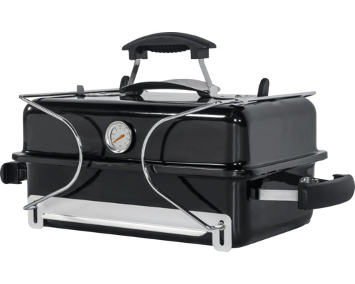 Barbecue portable au charbon de bois avec thermomètre