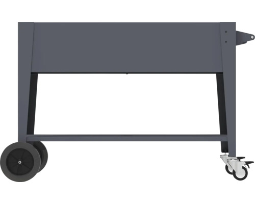 Chariot de barbecue avec roues et étagère de rangement