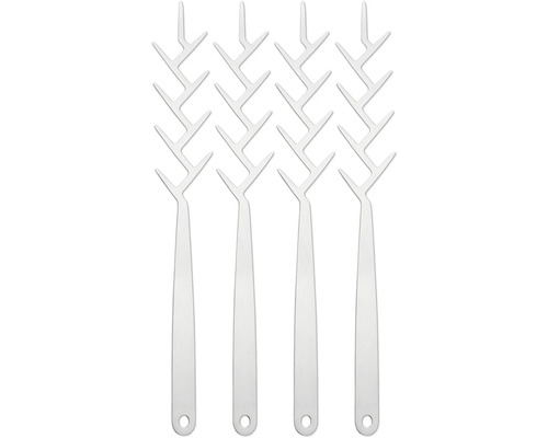 Grillspieß TENNEKER Set 4 Stück Zahnstocher aus Metall