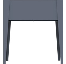 Vue détaillée d'un toit de terrasse