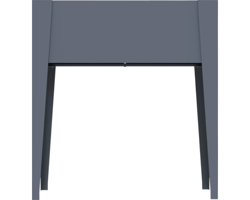 Vue détaillée d'un toit de terrasse