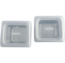 Zwei quadratische TENNEKER Aufbewahrungsboxen