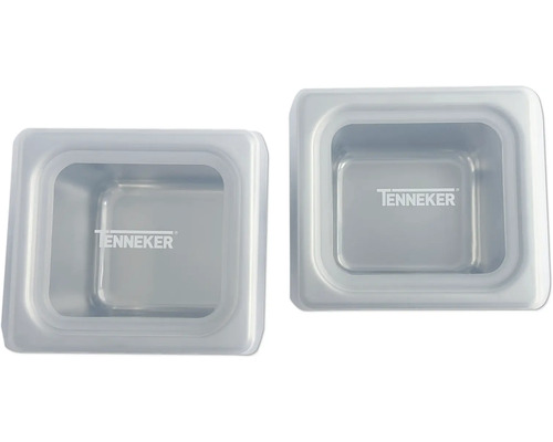 Zwei quadratische TENNEKER Aufbewahrungsboxen
