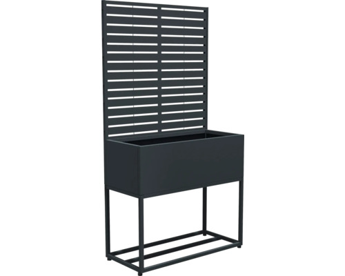 Jardinière surélevée avec treillis en métal