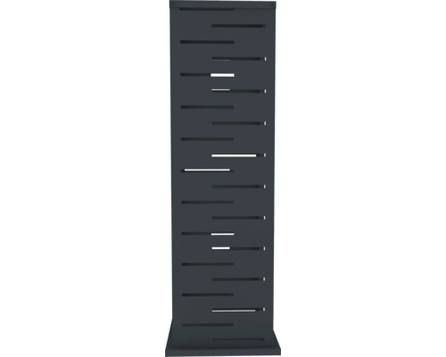 Sichtschutzelement mit horizontalen Schlitzen