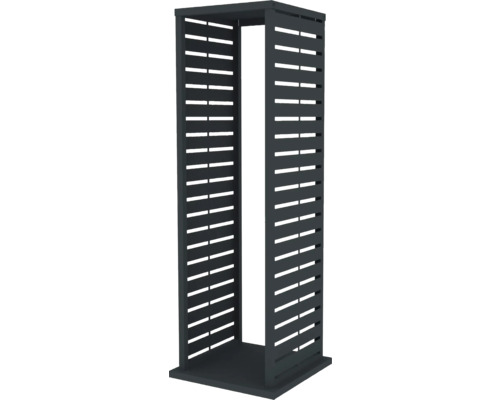 Sichtschutzelement mit horizontalen Lamellen