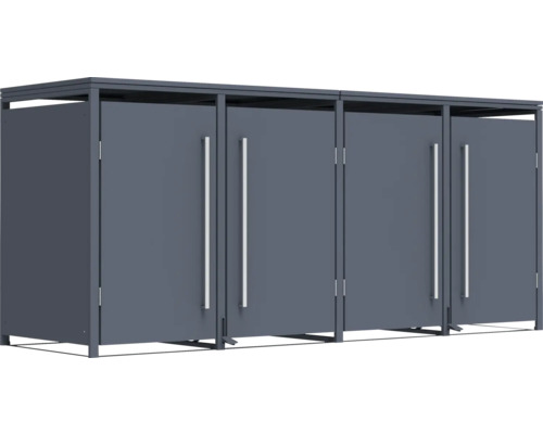 Mülltonnenbox für drei Mülltonnen