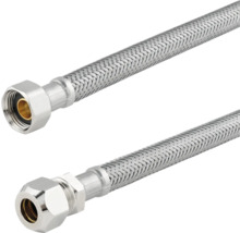 Tuyau blindé flexible avec raccords vissés pour applications sanitaires