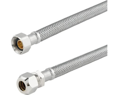 Tuyau blindé flexible avec raccords vissés pour applications sanitaires