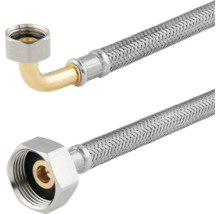 Tuyau blindé flexible avec raccord coudé