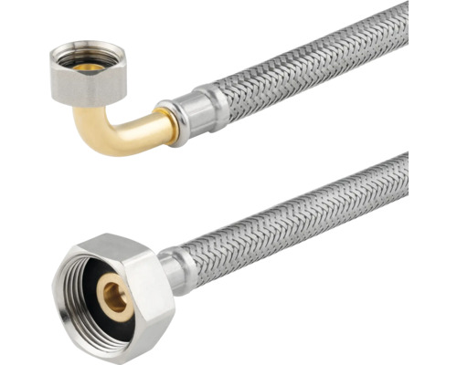 Tuyau blindé flexible avec raccord coudé