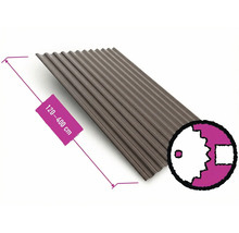 Profilblech mit Längenangabe von 120 bis 400 cm