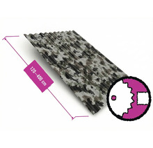 Trapezblech mit Camouflage Muster, Länge 120 bis 400 cm