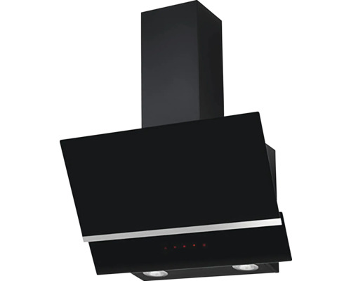 Schwarze Dunstabzugshaube für die Küche