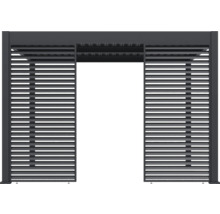 Pergola mit Lamellenstruktur für Garten oder Terrasse