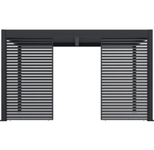 Lamellenzaun aus Aluminium für den Garten