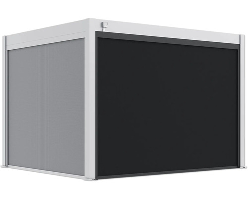 Seitenteil Paragon Grand Tuscan 14 403 x 237 cm anthrazit Seitenwandelement für Garten Pavillon