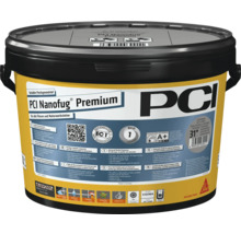 Mortier de jointoiement flexible PCI Nanofug Premium pour carrelages et pierres naturelles dans un seau