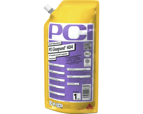 Primaire d'adhérence spécial PCI Gisogrund 404 en conditionnement de 1 litre