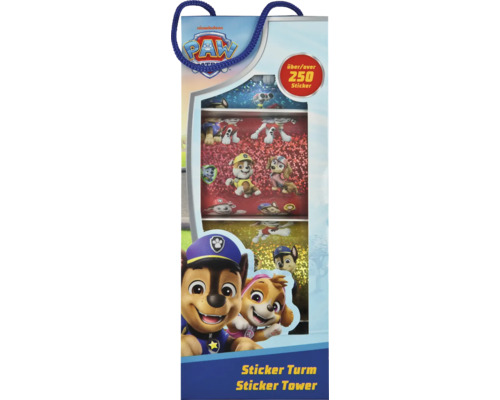 Tour de Stickers Pat' Patrouille avec plus de 250 autocollants
