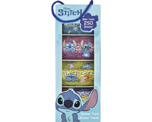 Tour de stickers Disney Stitch avec plus de 250 autocollants