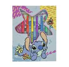 Set de stylos à motif Stitch dans un emballage décoratif.
