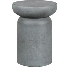 Tabouret en béton avec base cylindrique et assise ronde