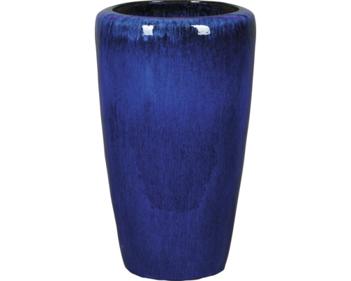 Blauer Pflanztopf