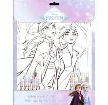 Kit de peinture par numéros Disney Frozen avec les personnages Anna et Elsa