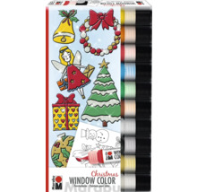 Marabu Christmas Window Color Malfarben Set