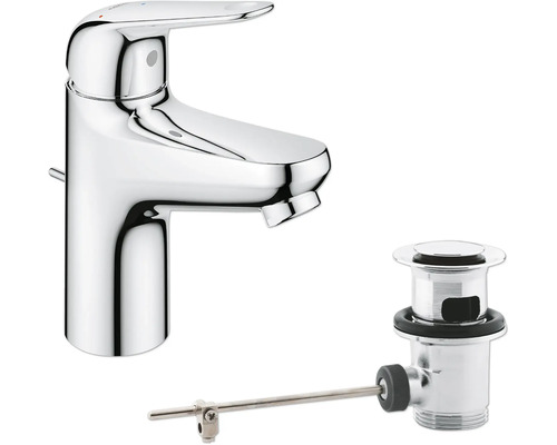 Robinet de lavabo avec garniture de vidage