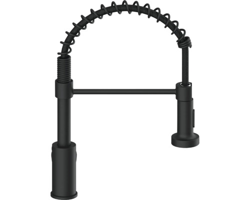 Robinet de cuisine avec ressort spiralé