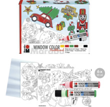 Marabu Fensterfarben Set Traditional mit 21 Motiven