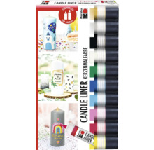 Marabu Candle Liner Set zum Dekorieren von Kerzen