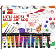Marabu Little Artist Maxi Art Box mit Farben, Pinseln, Leinwänden und Malpalette für Kinder