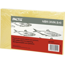 Factis Gummigravurplatte, 15,5 x 9 x 0,7 cm