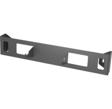 Metall Wandhalterung mit zwei rechteckigen Aussparungen